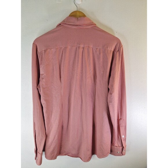 MIZZEN + MAIN Leeward Shirt Men's Sz Large Trim Fit Button Up Long Sleeve Plaid - Picture 3 of 8